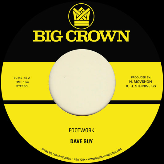 Dave Guy - Footwork b/w Morning Glory [7" Vinyl]