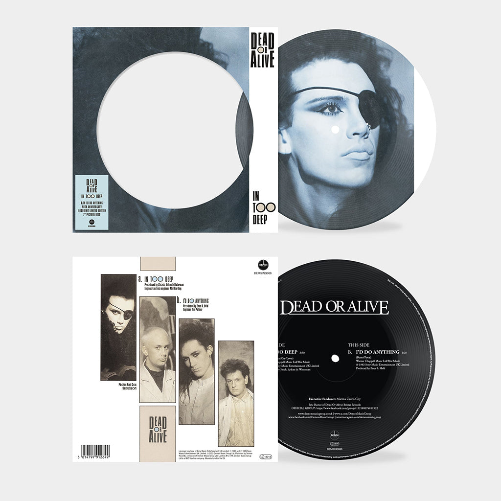 DEAD OR ALIVE - IN TOO DEEP [7" Picture Disc]
