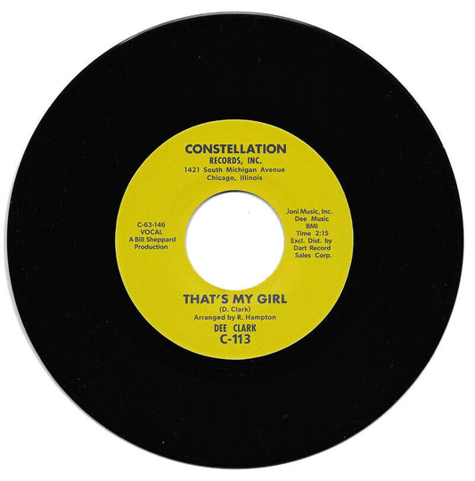 DEE CLARK - THAT’S MY GIRL / IT’S RAINING