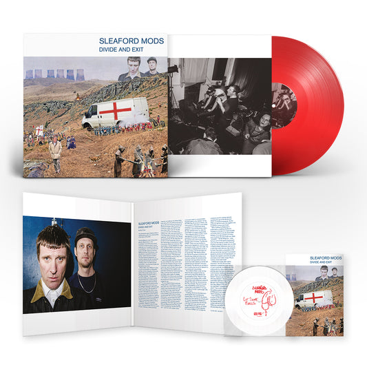 Sleaford Mods - Divide and Exit (10th Anniversary Edition) [Clear Red Vinyl + Flexi]