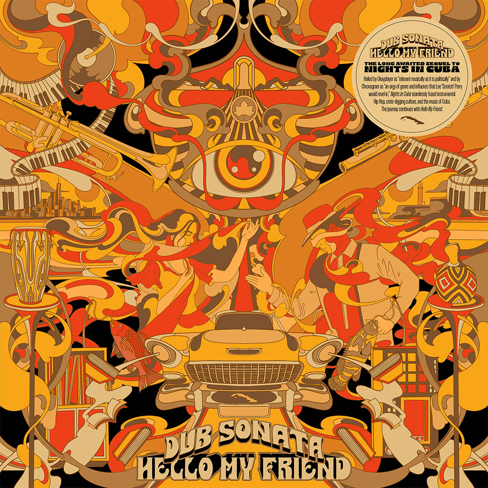 Dub Sonata - Hello My Friend [140g Orange, Yellow & Black Splatter Vinyl]