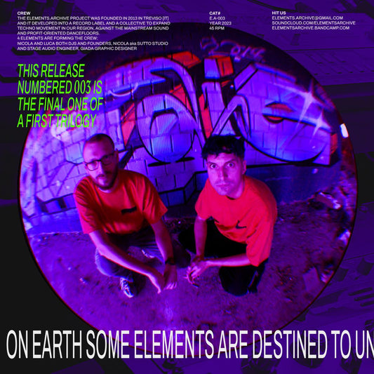 K.O.E. / Elements.Archive - Elements.Archive 003 [180 grams / transparent green vinyl / incl. inserts]