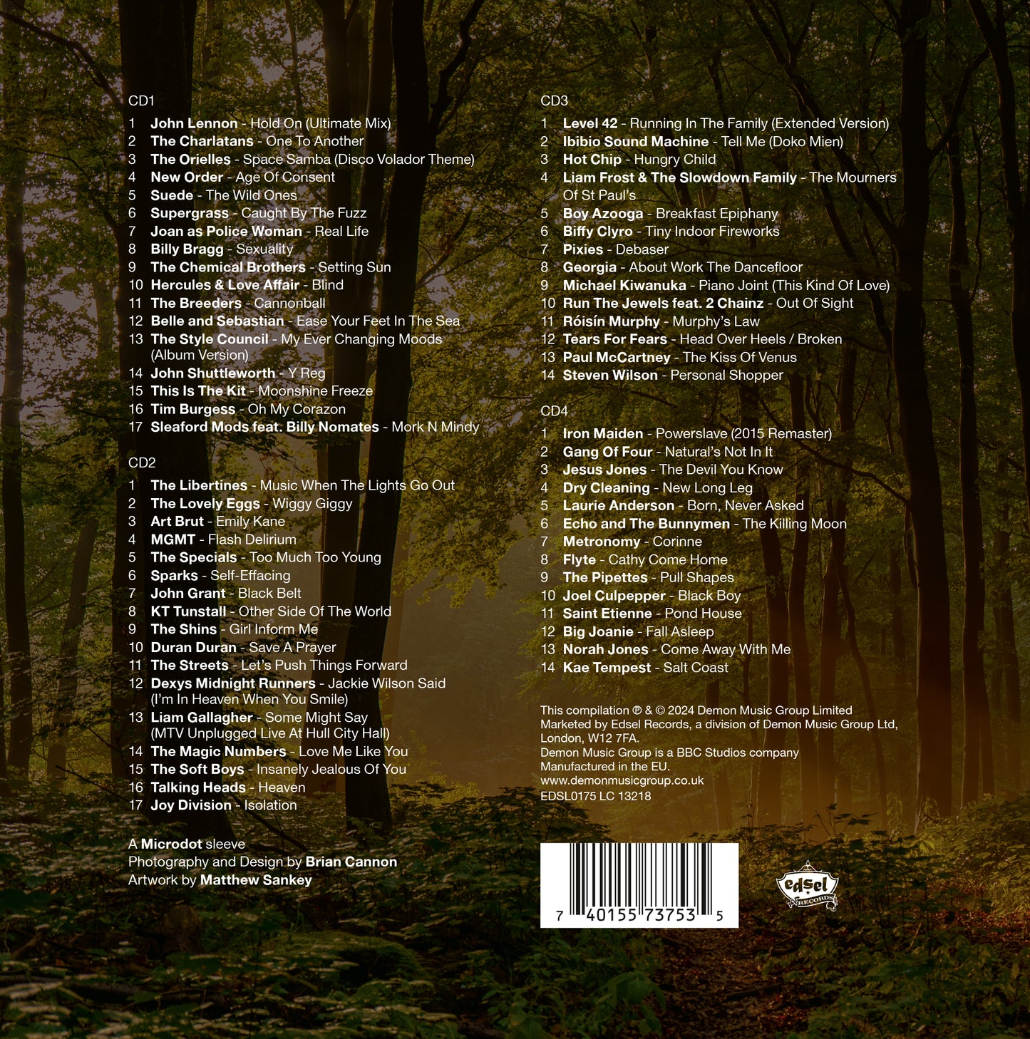 Various Artists - Tim Burgess Listening Party [signed edition 4CD deluxe]