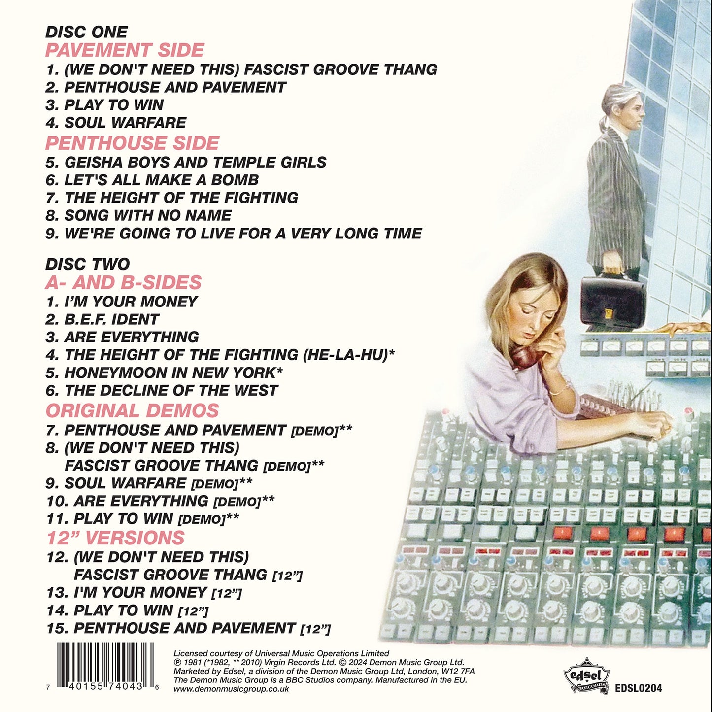 Heaven 17 - Penthouse And Pavement [2CD Deluxe Gatefold Packaging]