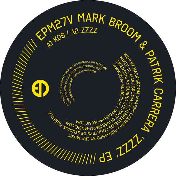 Mark Broom and Patrick Carrera - ZZZZ EP