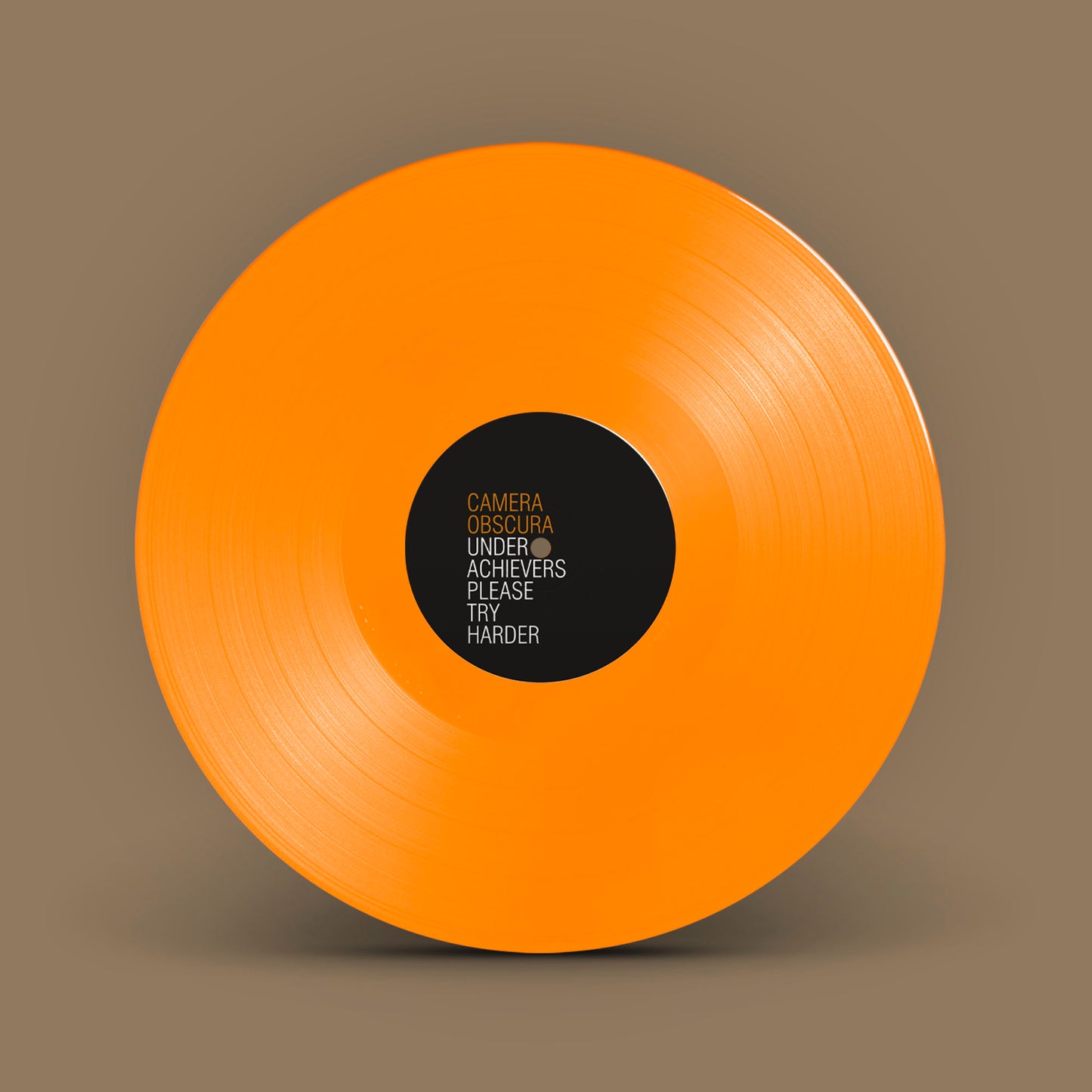 CAMERA OBSCURA - UNDERACHIEVERS, PLEASE TRY HARDER [Orange Vinyl]