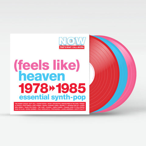 Various Artists - NOW That's What I Call An Era - (FEELS LIKE) HEAVEN : 1978-1985 [3LP Red, Blue, Pink]