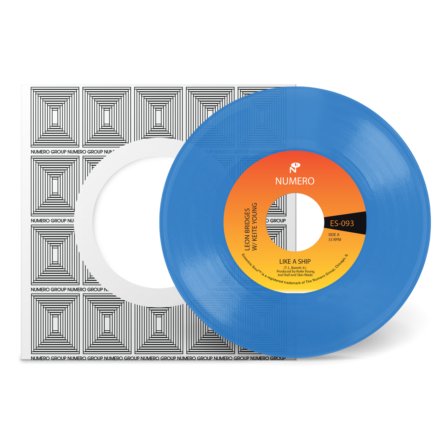 Leon Bridges & Pastor T. L. Barrett - Like A Ship [7" Clear Blue Vinyl]