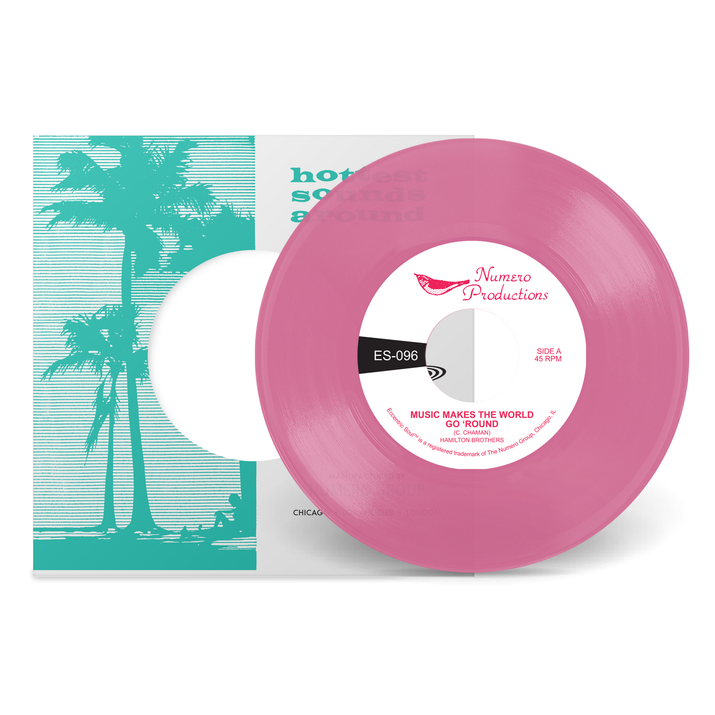 Hamilton Brothers - Music Makes The World Go 'Round [Castaway Clear Pink Vinyl 7"]