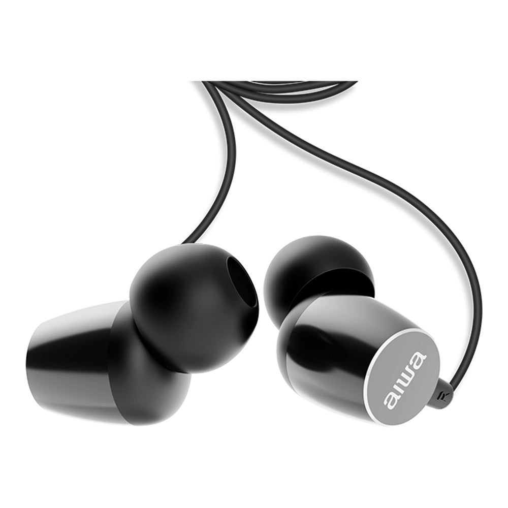 AIWA ESTM-30BK Ultra Compact Dynamic In-Earphone [Black]