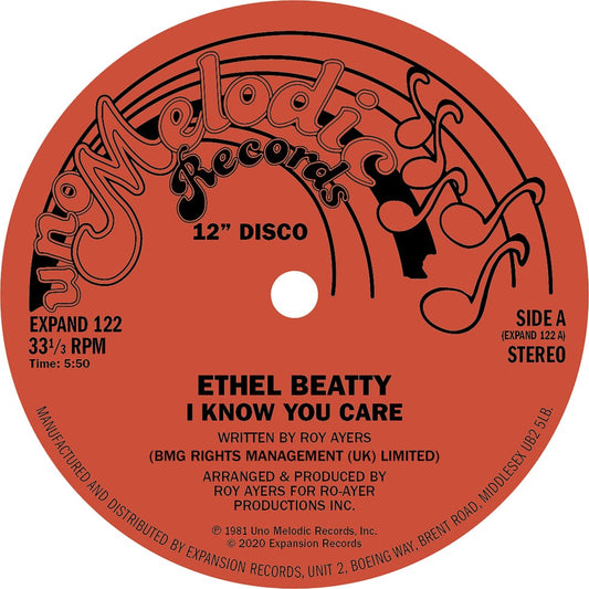 Ethel Beatty - I Know You Care/It's Your Love