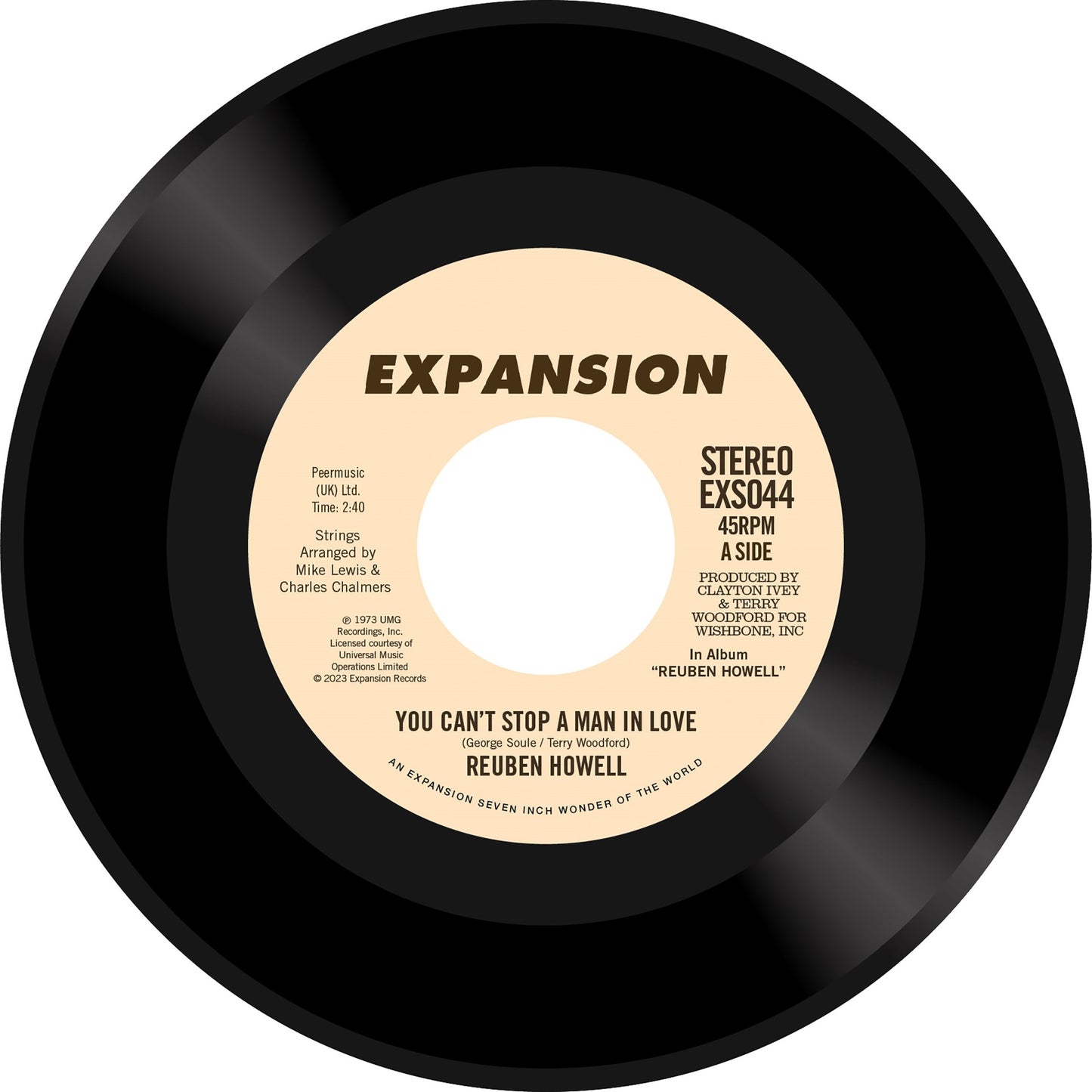 Reuben Howell - You Can’t Stop A Man In Love/When You Take Another Chance On Love [7" Vinyl]