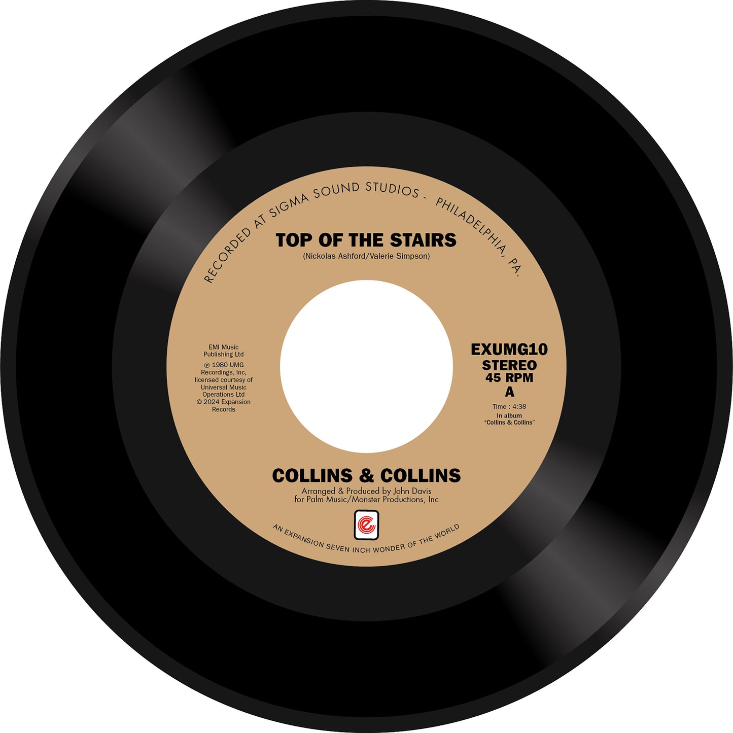 Collins & Collins - Top Of The Stairs / You Know How To Make Me Feel So Good [7" Vinyl]