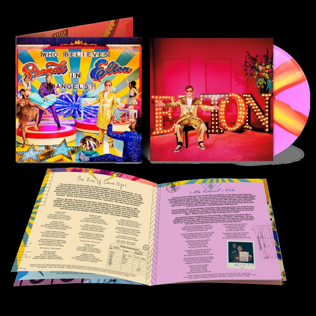 Elton John & Brandi Carlile - Who Believes In Angels? [Pink Spiral LP] LIMITED EDITION