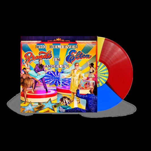 Elton John & Brandi Carlile - Who Believes In Angels? [Tri-colour Red, Yellow, Blue LP]