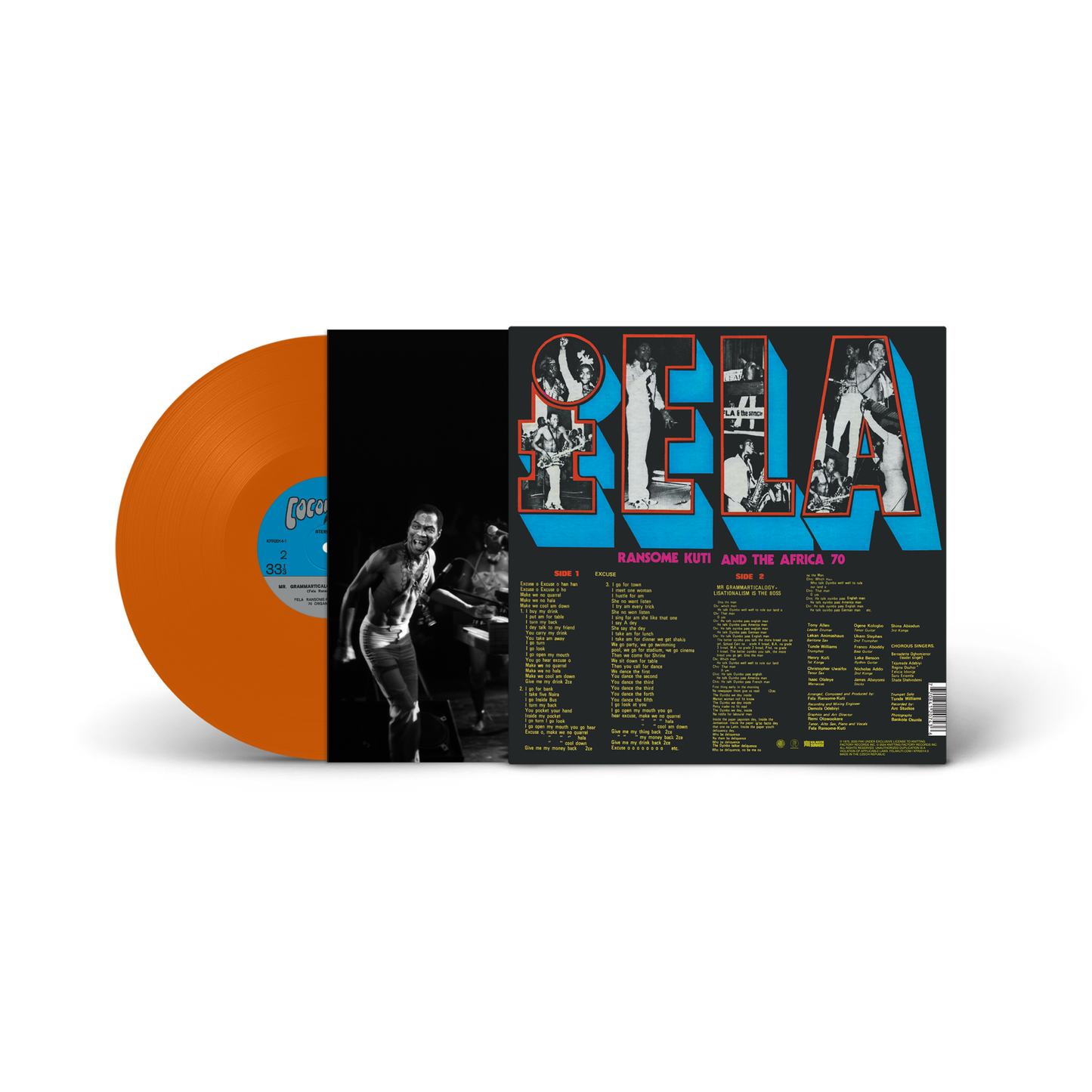 Fela Kuti - Excuse-O [Opaque Orange Vinyl]