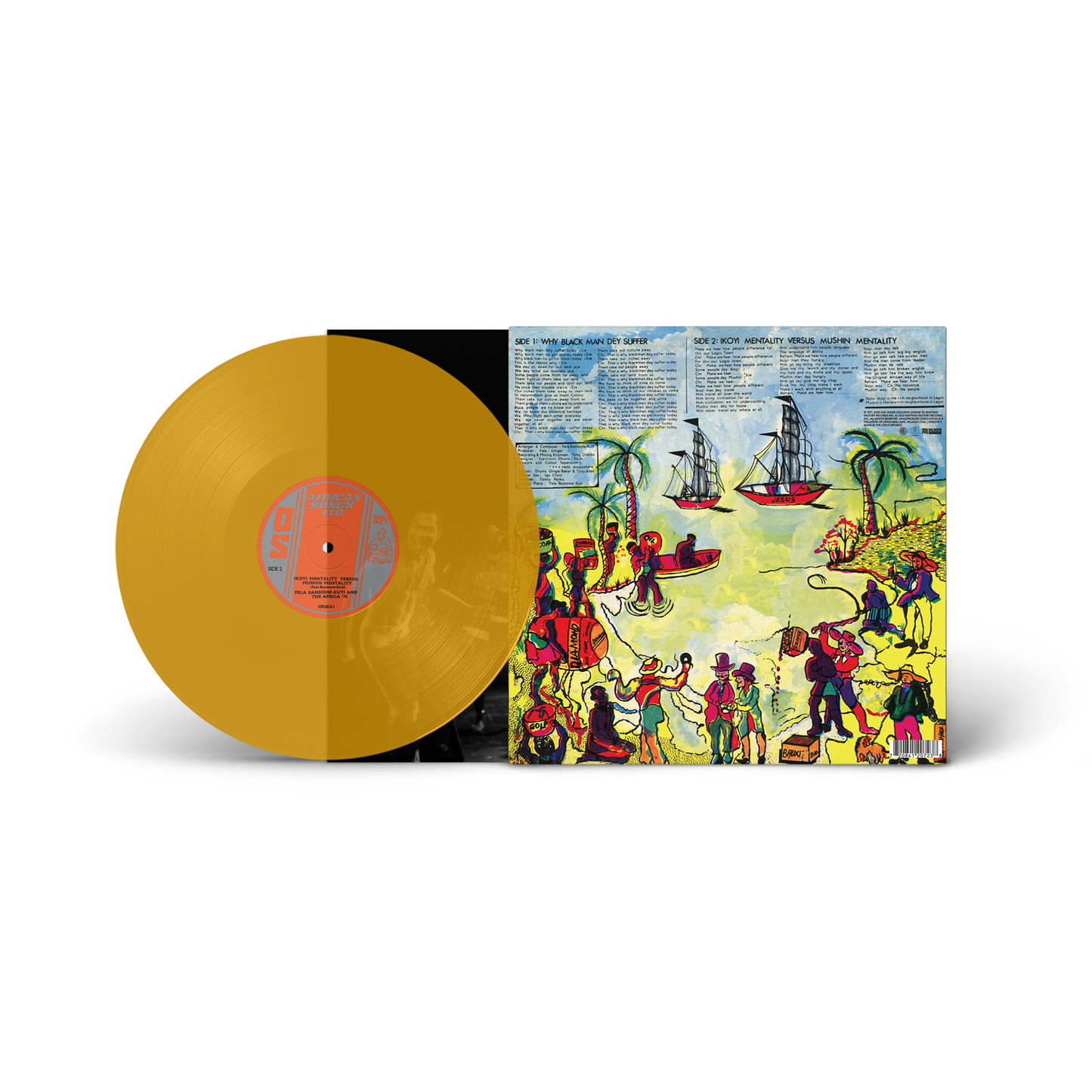 Fela Kuti - Why Black Man Dey Suffer [Translucent Yellow Vinyl]