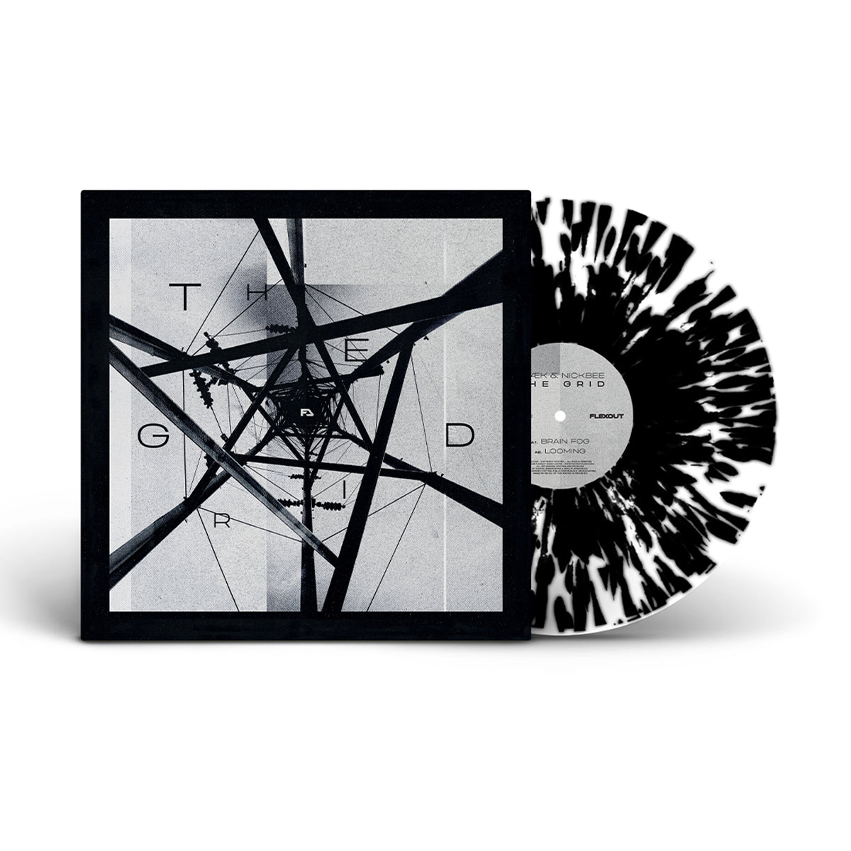 KRÆK & NickBee - The Grid EP [White & Black Splatter effect]
