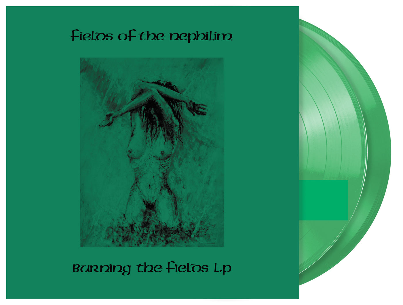 Fields Of The Nephilim - Burning The Fields [2LP/Green Sleeve and on Green Vinyl]