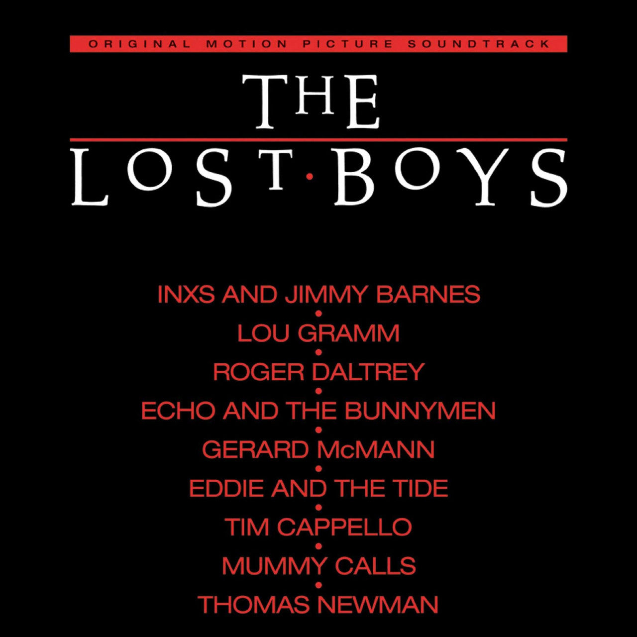 VARIOUS ARTISTS - Lost Boys - Original Soundtrack (Halloween Edition) (Clear Red Vinyl)