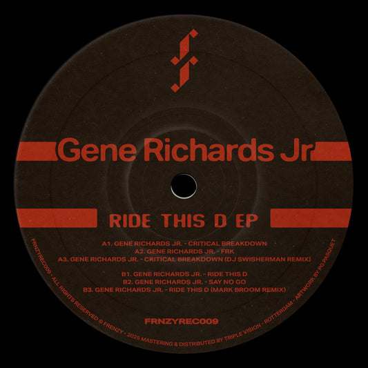 Gene Richards Jr. - Say No Go EP [sticker insert]