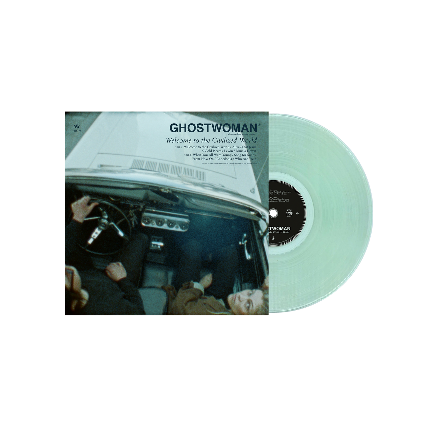 Ghostwoman - Welcome to the Civilized World [Coke Bottle Clear vinyl]