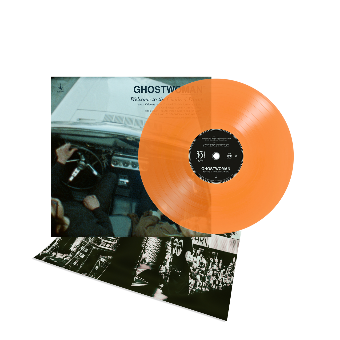 Ghostwoman - Welcome to the Civilized World [Orange vinyl]