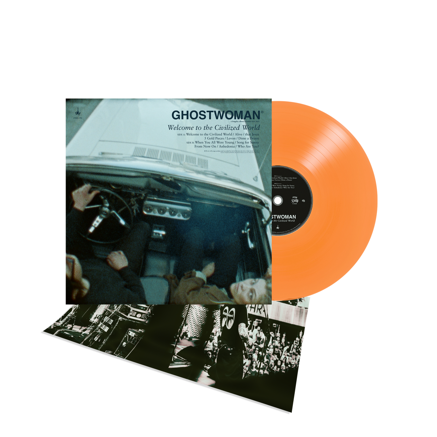 Ghostwoman - Welcome to the Civilized World [Orange vinyl]