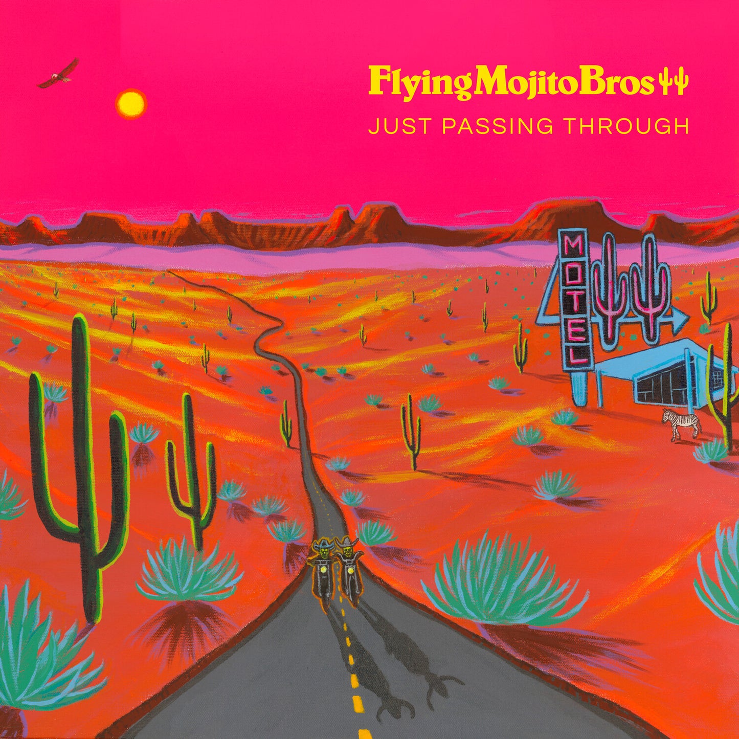 Flying Mojito Bros - Just Passing Through [Orange & Pink Splatter]