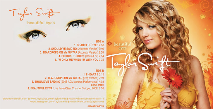Taylor Swift - Beautiful Eyes EP [RANDOM COLOUR VINYL] (ONE PER PERSON)