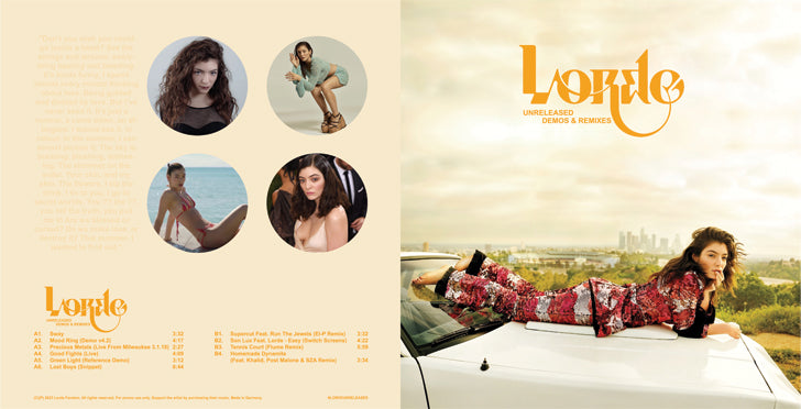 LORDE - UNRELEASED – DEMOS & REMIXES [RANDOM COLOR VINYL]