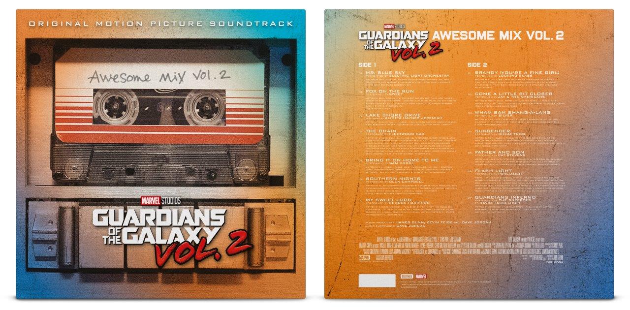 Various Artists - Guardians of the Galaxy Vol. 2: Awesome Mix Vol. 2  (Orange Galaxy Effect Vinyl)