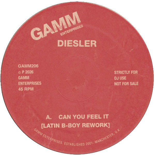 DIESLER - CAN YOU FEEL IT [7" Vinyl]