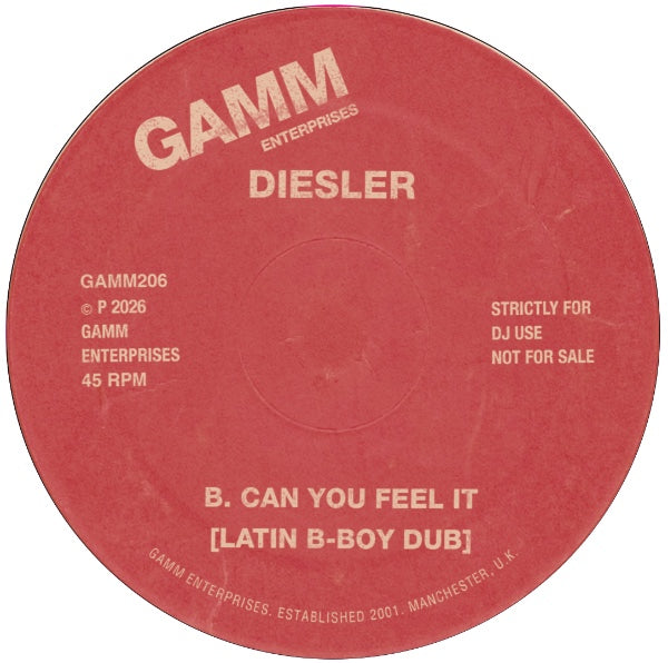 DIESLER - CAN YOU FEEL IT [7" Vinyl]