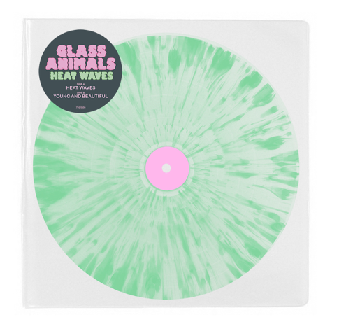 Glass Animals - Heat Waves [7" CLEAR AND GREEN SPLATTER]