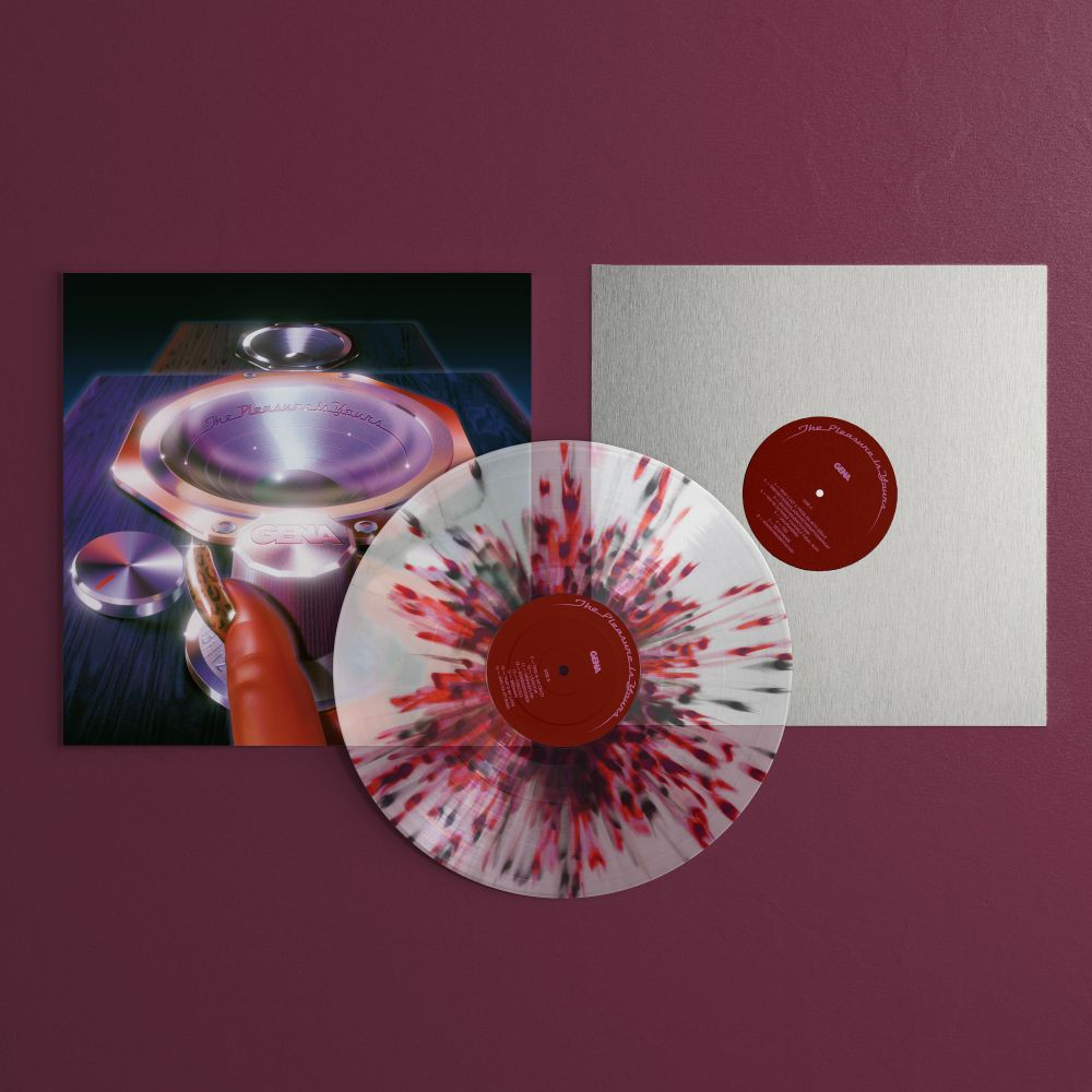 Gena - The Pleasure Is Yours [Red & Black Splatter on Clear]