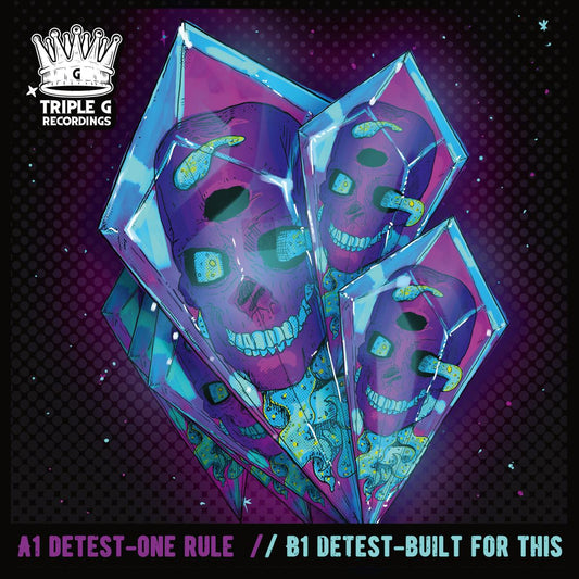 Detest - Built For This EP [blue marbled vinyl / printed sleeve]