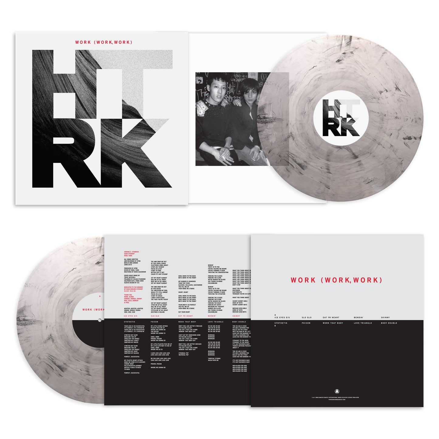 HTRK - Work (Work, Work) (15th Anniversary Edition) [Clear Ash Vinyl]