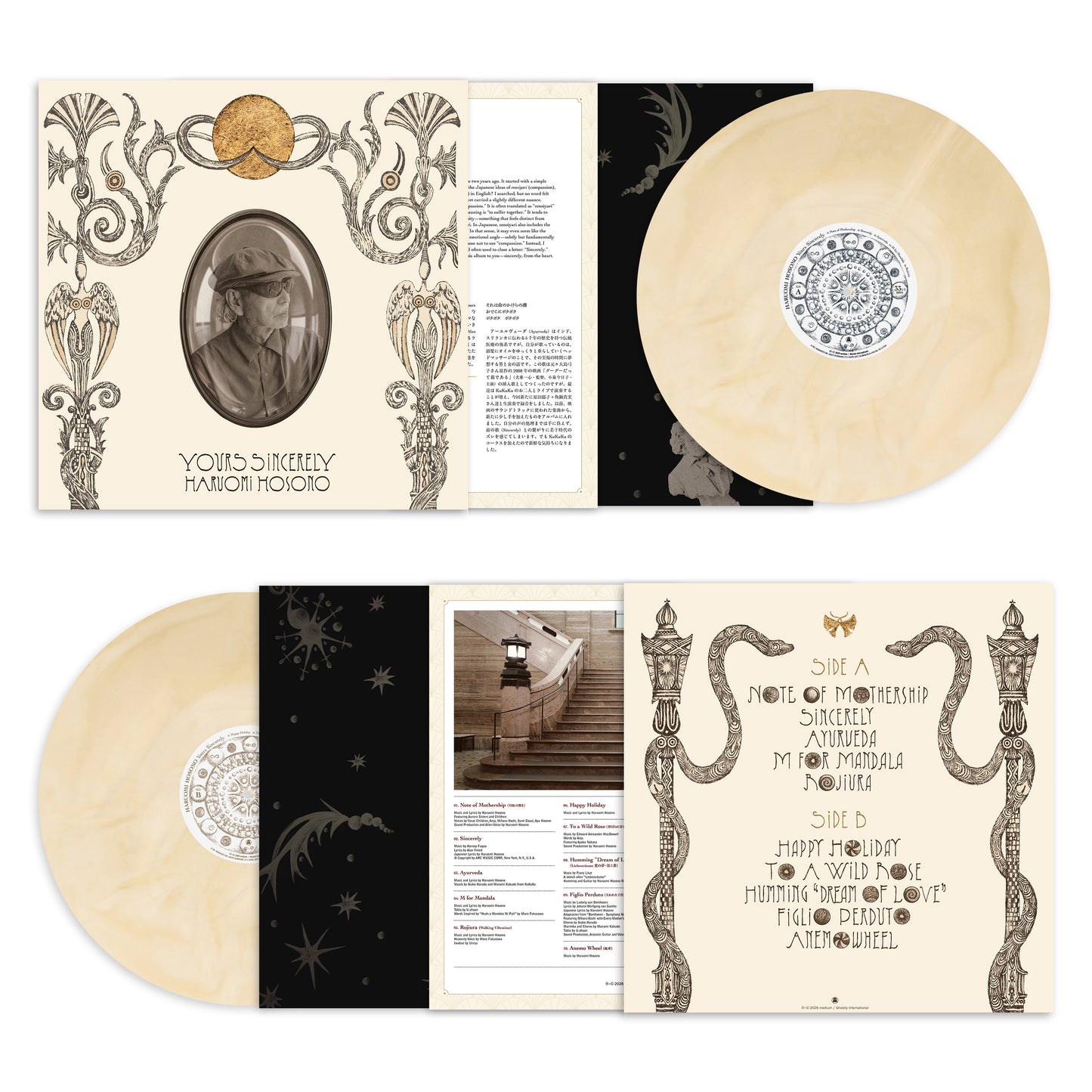 Haruomi Hosono - Yours Sincerely ["Mothership" Cream Vinyl]
