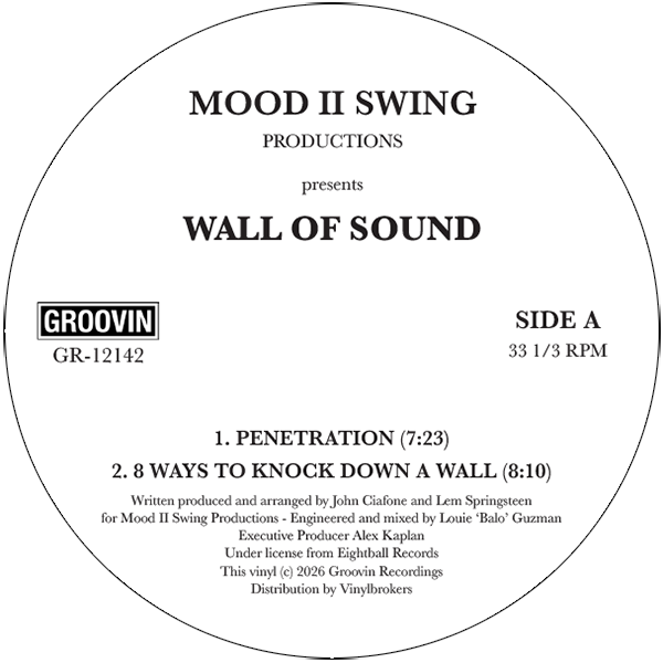Mood II Swing presents Wall Of Sound - Penetration / 8 Ways To Knock Down A Wall / I Need Your Luv (Right Now)
