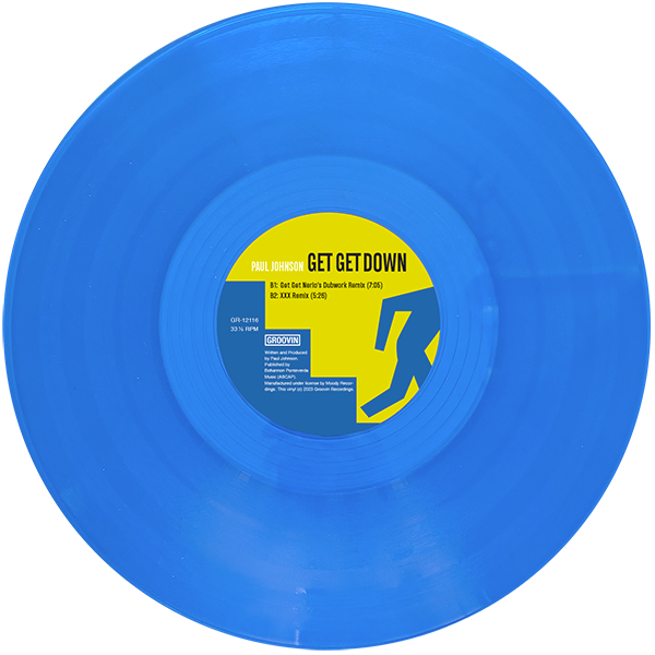 Paul Johnson - Get Get Down [Blue Vinyl]