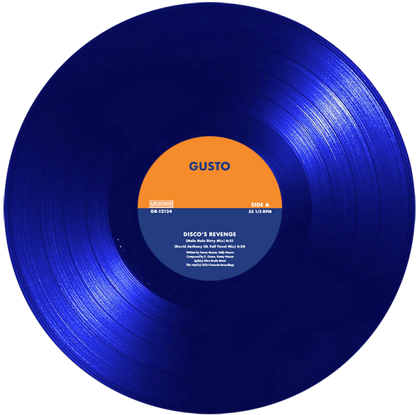 Gusto - Disco's Revenge [2024 official blue vinyl reissue]