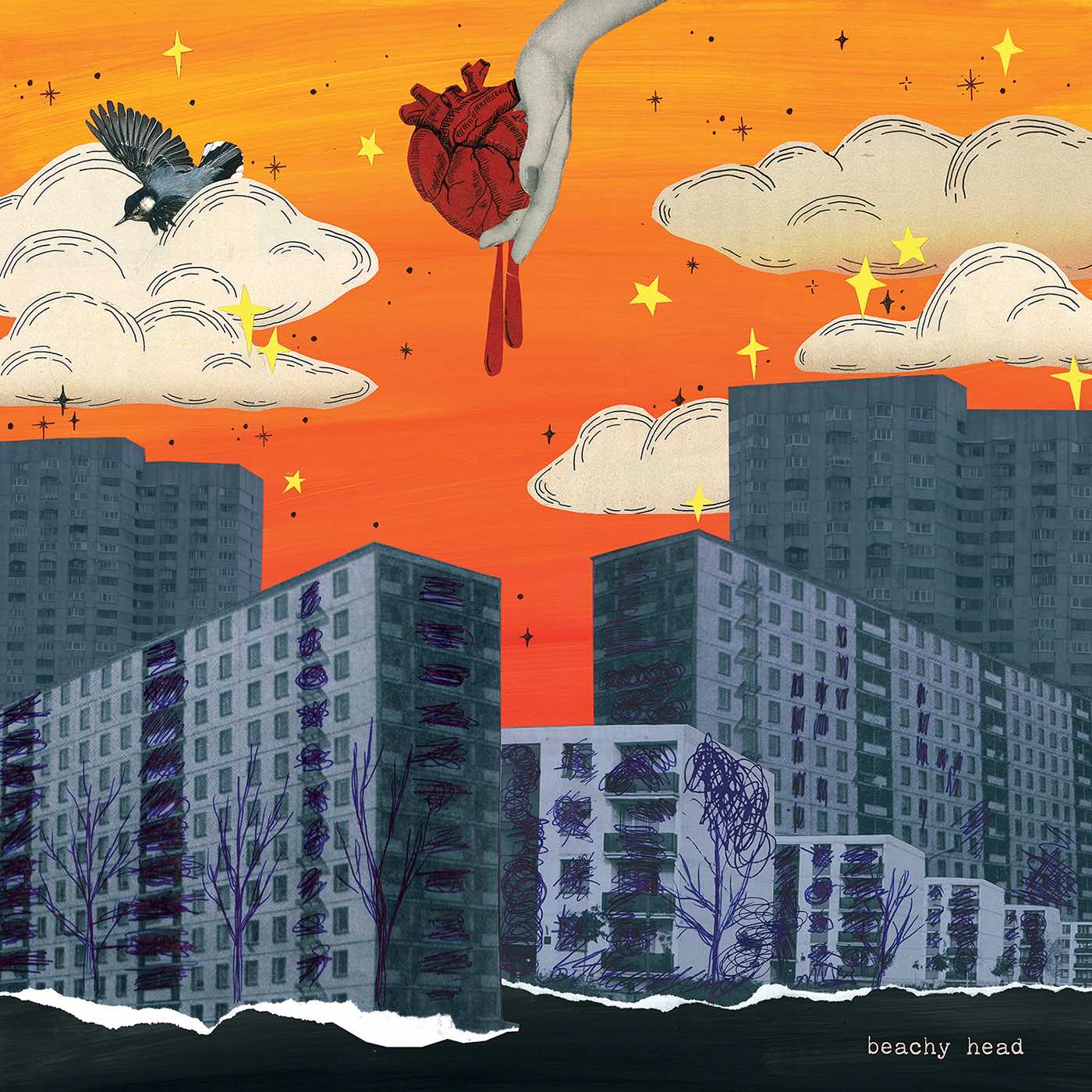 Beachy Head - Beachy Head  (limited purple & green split coloured vinyl LP)