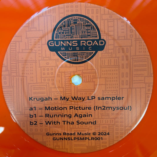 Krugah - My Way LP (Sampler - Orange Vinyl Edition)