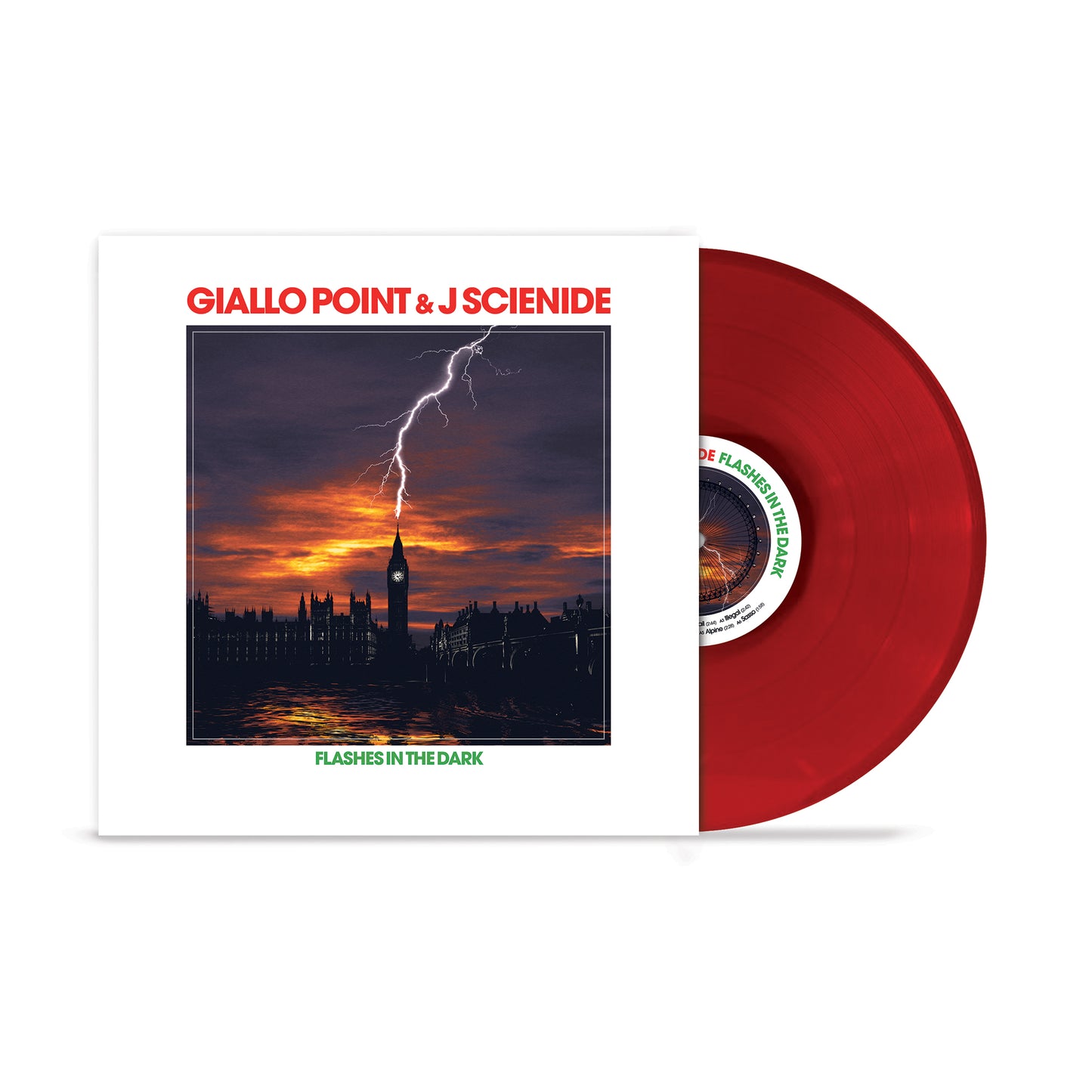 Giallo Point & J Scienide - Flashes In The Dark [Opaque Red Vinyl]