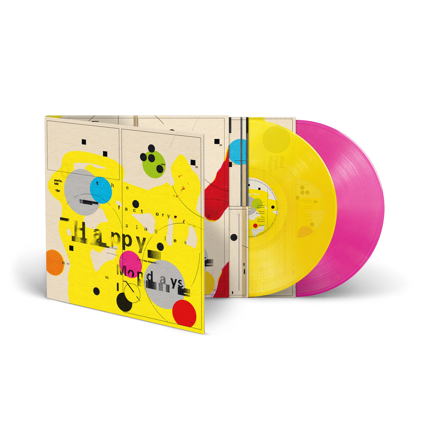 Happy Mondays - The Factory Singles [Yellow & Magenta 2LP]