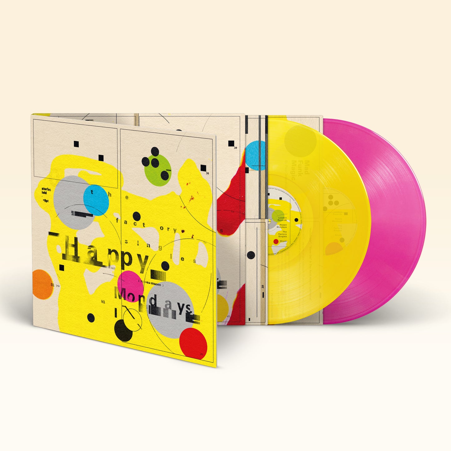 Happy Mondays - The Factory Singles [Yellow & Magenta 2LP]