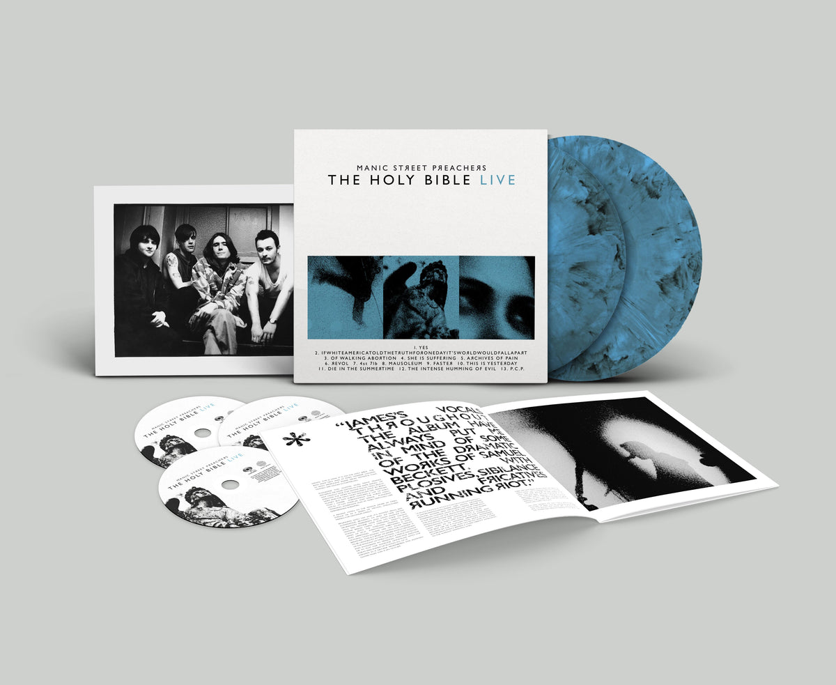 Manic Street Preachers - The Holy Bible Live [Blue Marble 2LP & Blu-ray]