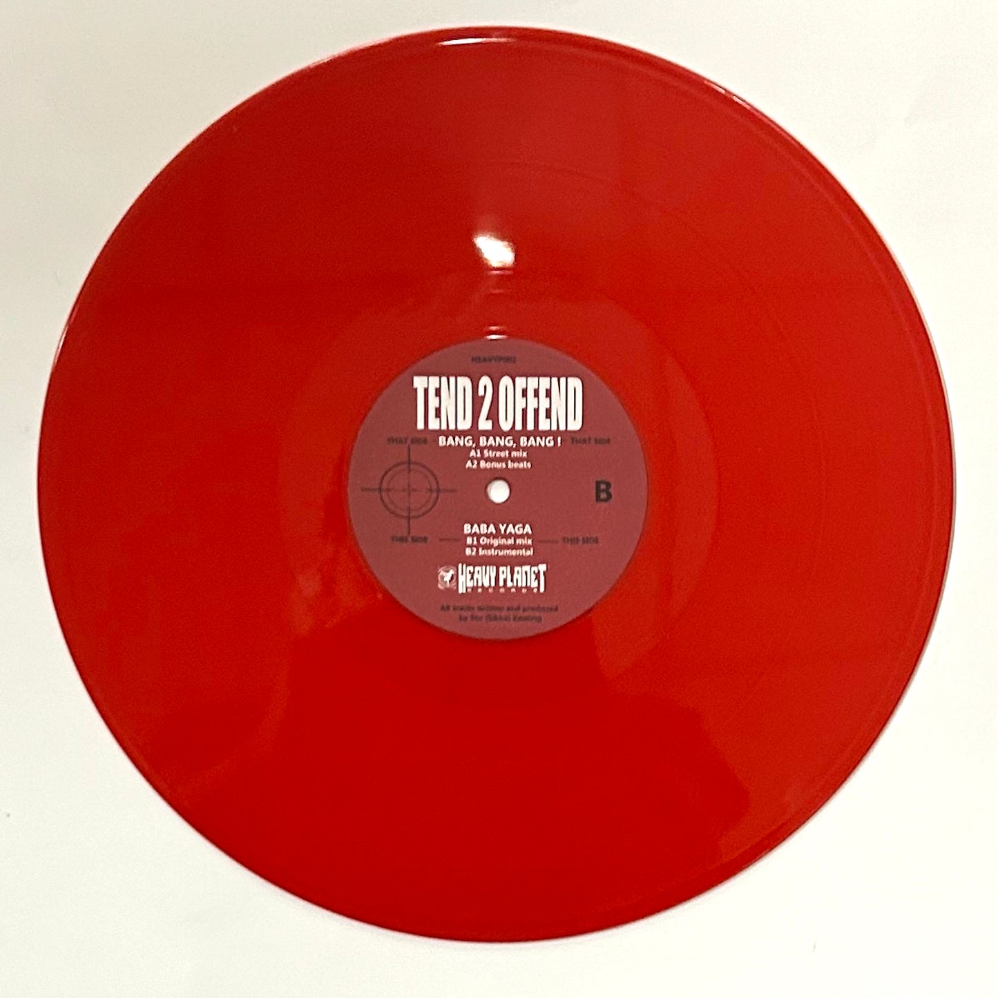 Tend 2 Offend - Bang, Bang, Bang! [Red Vinyl]