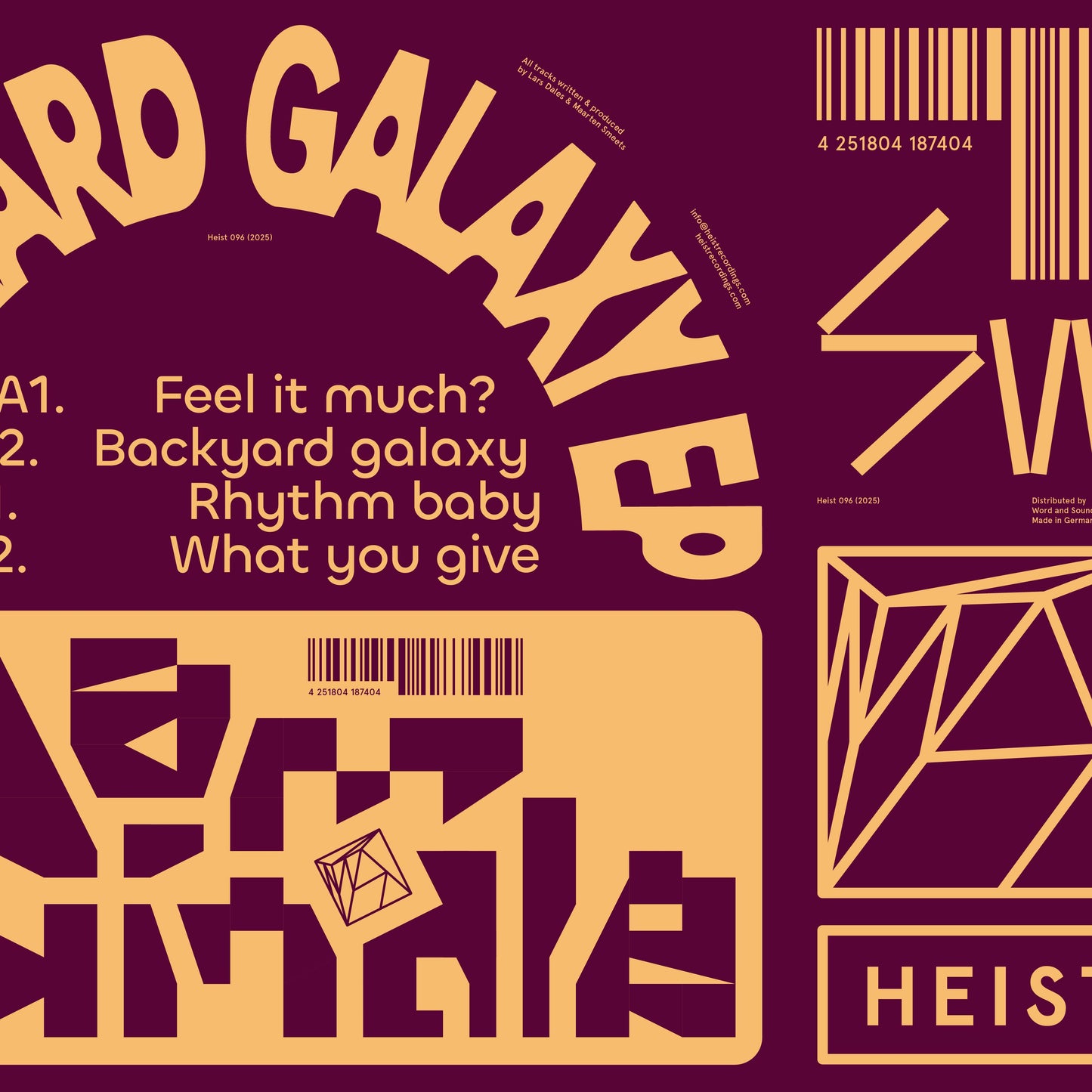 Dam Swindle - Backyard Galaxy EP